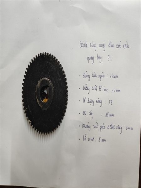 Bánh răng máy đùn xúc xích 7L