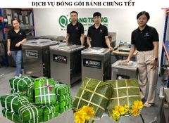 Dịch vụ hút chân không bánh chưng tết