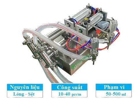 Máy chiết rót 2 vòi G2WYD - Máy chiết rót mini 2 vòi
