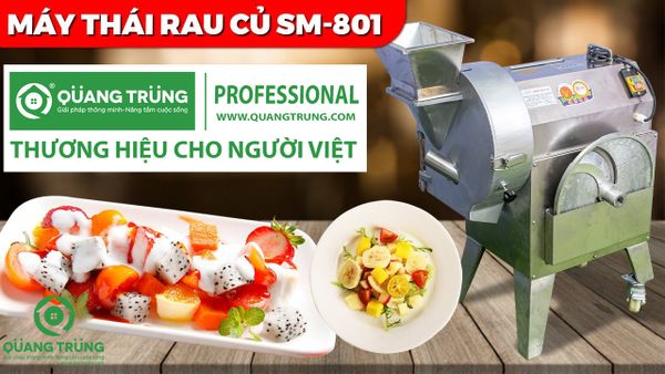 Máy Thái Rau Củ Quả Công Nghiệp SM-801