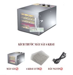 Máy sấy thực phẩm 6 khay