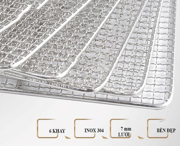 Máy sấy thực phẩm 6 khay