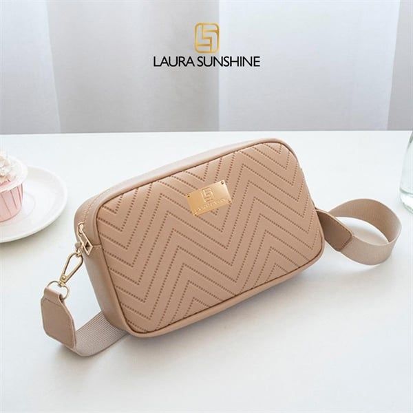  TÚI NỮ ĐEO CHÉO VÂN CHỮ Laura Sunshine 
