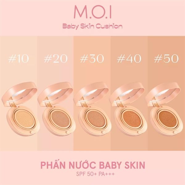  Phấn nước M.O.I Baby Skin Cushion SPF 50+ PA+++ 12g 