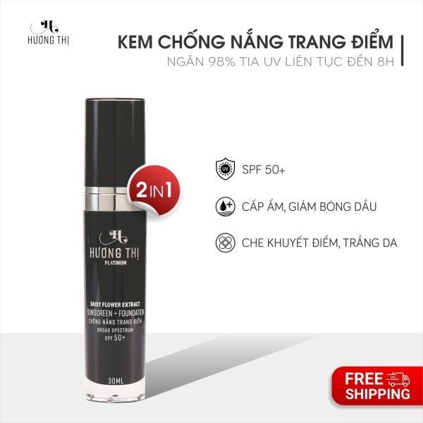  Kem Chống Nắng Trang Điểm Hương Thị 