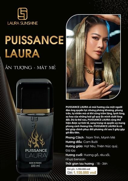  Nước hoa Nam PUISSANCE LAURA Nhật Kim Anh No9 