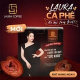  Cà phê nấm Linh chi (Hộp 10 gói) Laura Coffee - Laura Sunshine Nhật Kim Anh 