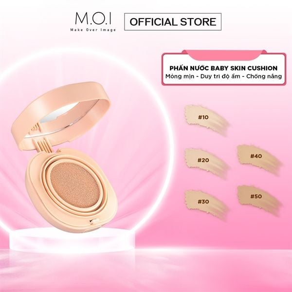  Phấn nước M.O.I Baby Skin Cushion SPF 50+ PA+++ 12g 