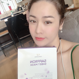 Laura Sunshine Saffron Sheet Mask (Mặt Nạ Chiết Xuất Nhụy Hoa Nghệ Tây) 
