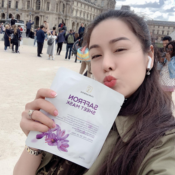  Mặt nạ Saffron Laura Sunshine sheet mask Nhật Kim Anh 