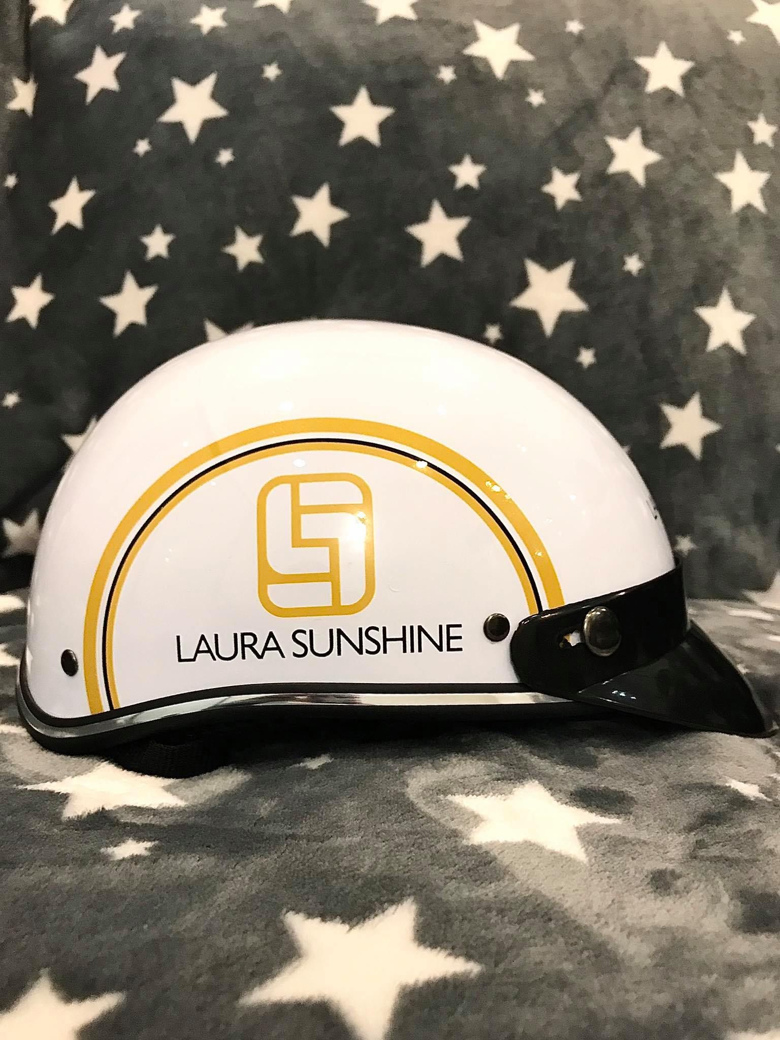  Nón bảo hiểm Laura Sunshine không kính 