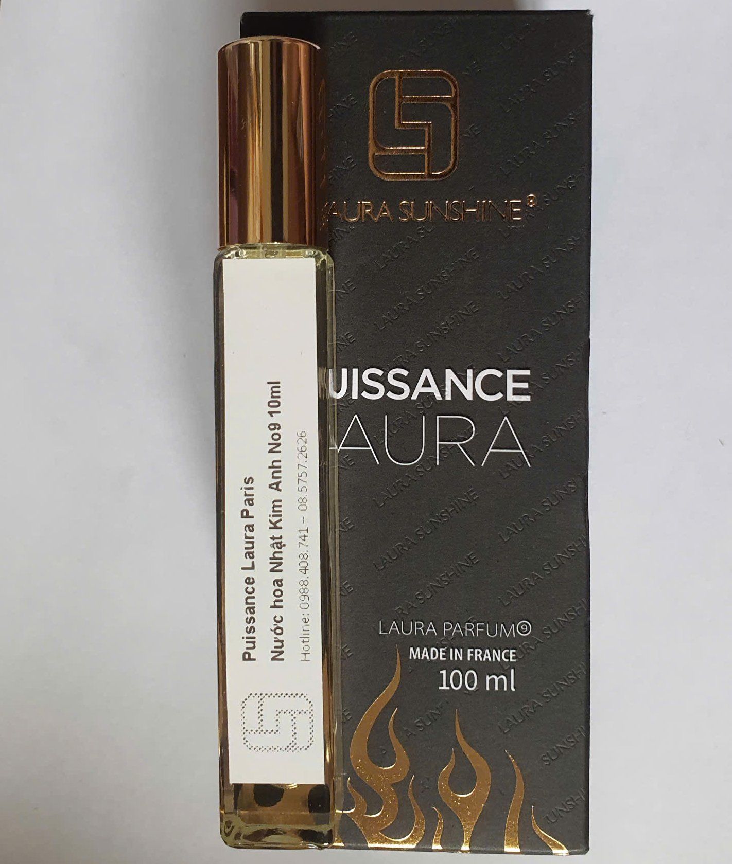  Chai chiết số 9 10ml Nước hoa Nam PUISSANCE LAURA Laura Paris Nhật Kim Anh No9 