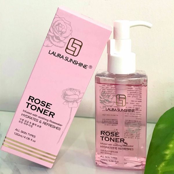  Laura Sunshine Rose Toner Nước Hoa Hồng Cân Bằng Da 