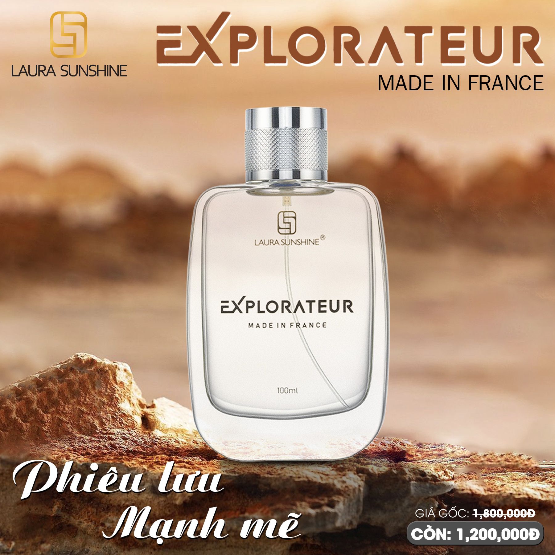  Chai chiết 20ml Nước hoa Nam Explorateur Laura Paris Nhật Kim Anh No4 