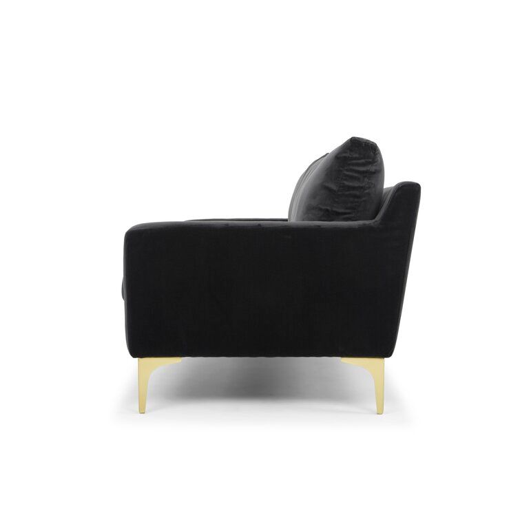 Sofa Băng BEYOURs (2 Seat) Vesta Sofa Black