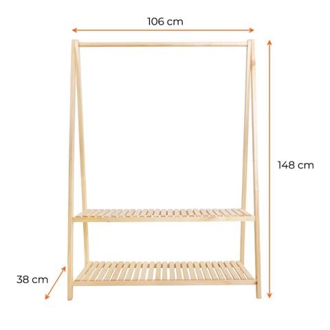 Giá Treo Quần Áo 2 Tầng Size L