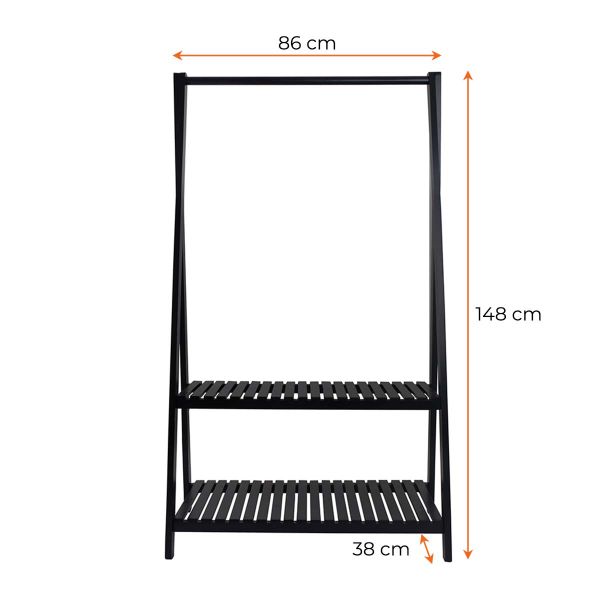 Giá Treo Quần Áo BEYOURs A Hanger 2FM Black