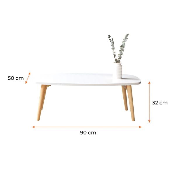 Bàn Trà/Bàn Sofa B Table Size S Mdf White hover
