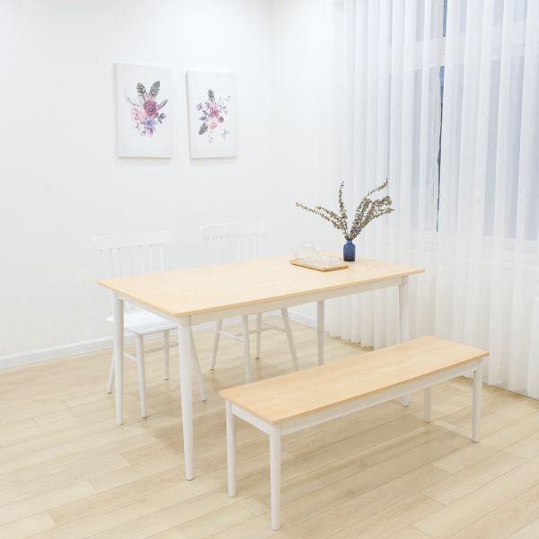 Bàn Ăn BEYOURs Nari Dinner Table - 1M4 - White Natural