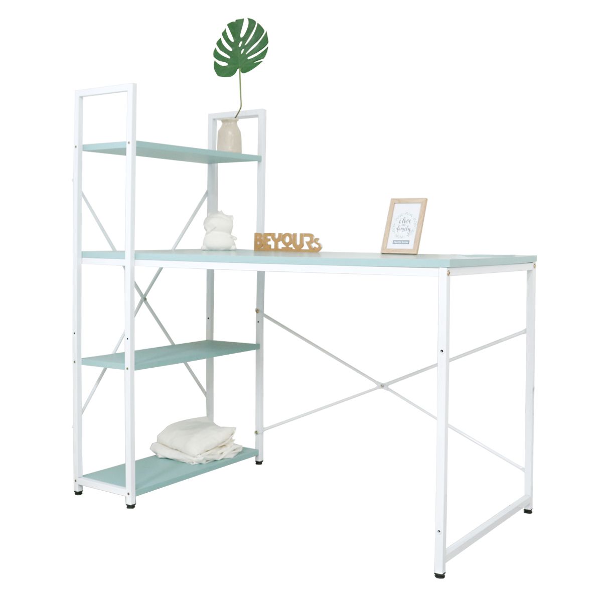 Bàn Làm Việc BEYOURs Neuly Table Turquoise White