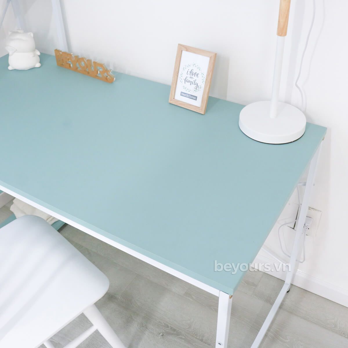 Bàn Làm Việc BEYOURs Neuly Table Turquoise White