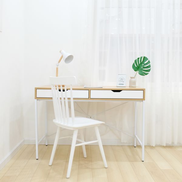 BÀN LÀM VIỆC BEYOURs SQUARE TABLE NATURAL WHITE