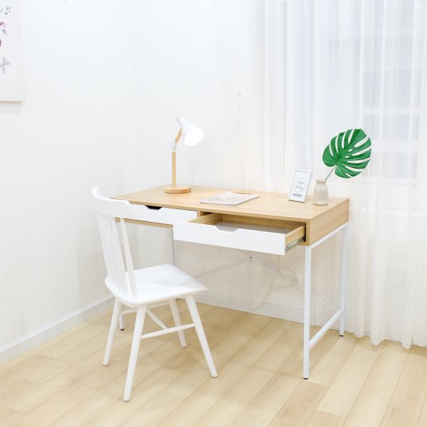 BÀN LÀM VIỆC BEYOURs SQUARE TABLE NATURAL WHITE