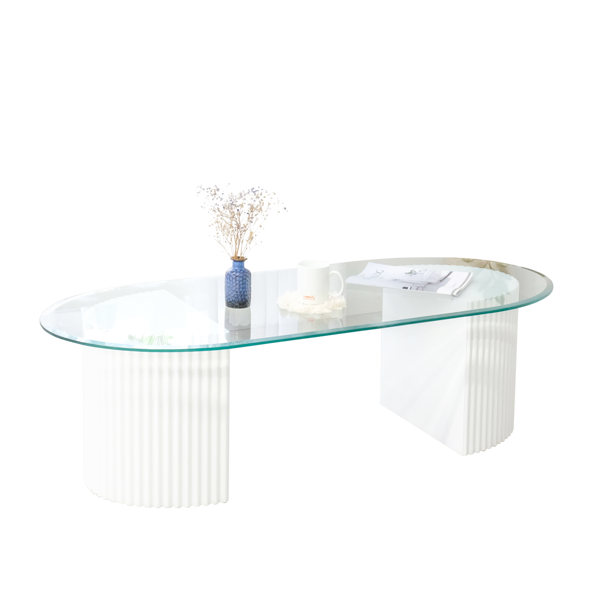 Bàn Sofa Beyours Dew Table White