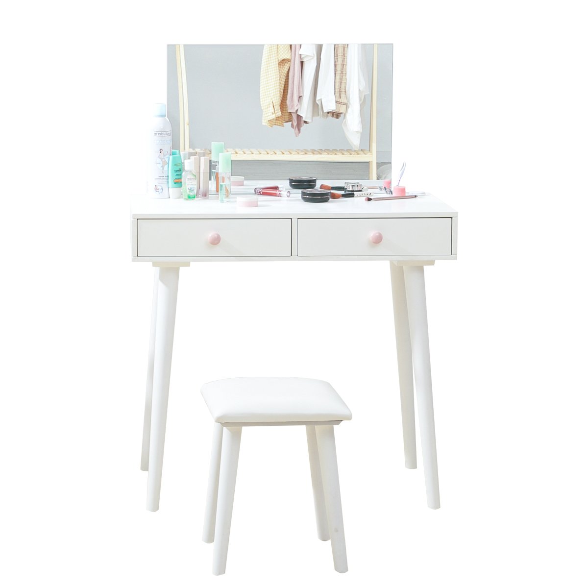 Bàn Trang Điểm B Charming Dressing Table White