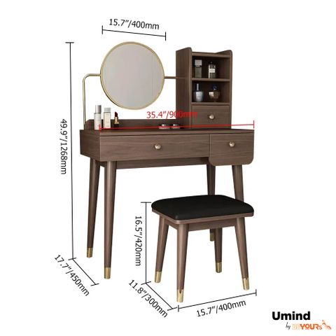 Velvet Dressing Table