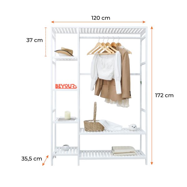 Giá Treo BEYOURs Double Hanger Size L White