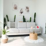 ghế artemis sofa (3 seats) white 5