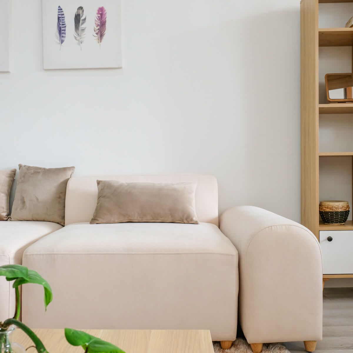 [TL hàng trưng bày] Sofa góc BEYOURs Moa Sofa White