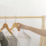 giá treo quần áo beyours a hanger 2fl natural 4