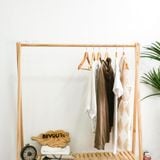 giá treo quần áo beyours a hanger 2fl natural 9