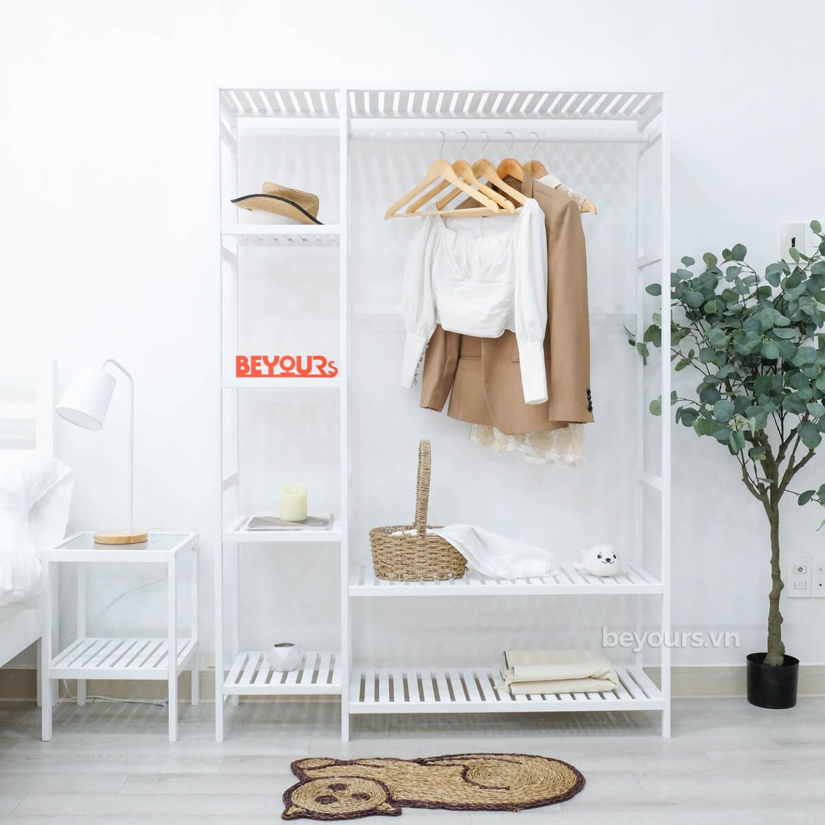 Giá Treo BEYOURs Double Hanger Size L White