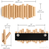 Artistic Multi-Purpose Wall Shelf