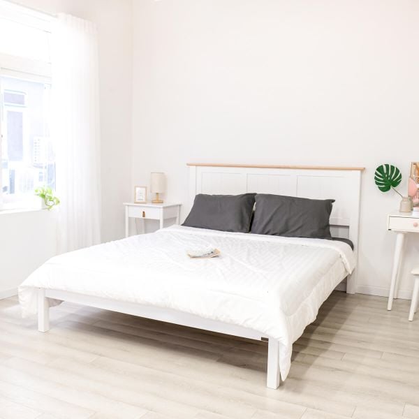 Giường Ngủ Freezing Fog Bed Natural White