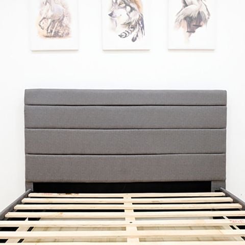 giường beyours queen upholstered grey 7
