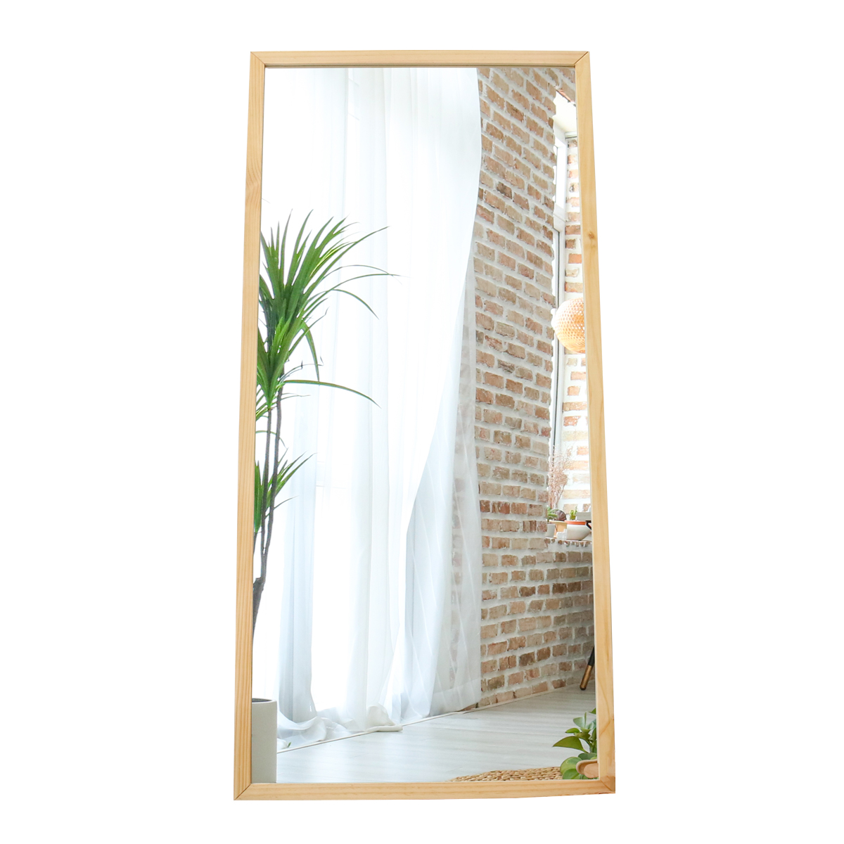 Gương Đứng Soi Toàn Thân Trang Điểm Size Khổng Lồ Brixton Mirror Natural