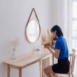 GƯƠNG TRÒN TREO TƯỜNG O- MIRROR CIRCLE D60 NATURAL 4