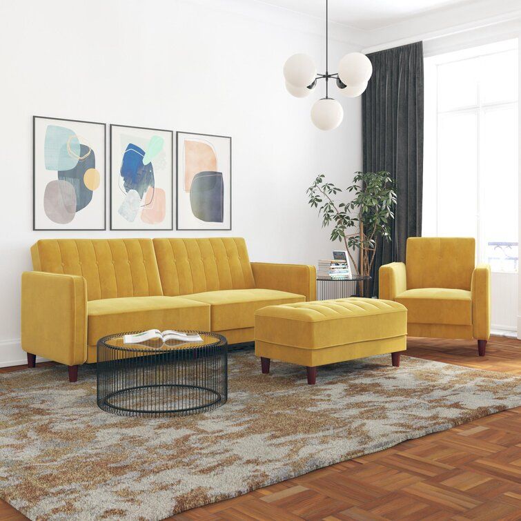 Sofa Bed BEYOURs Katrina Sofa Yellow