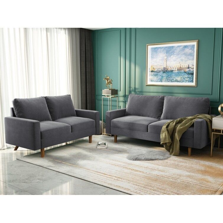 Sofa Băng BEYOURs (2 Seat) Dione Sofa Grey