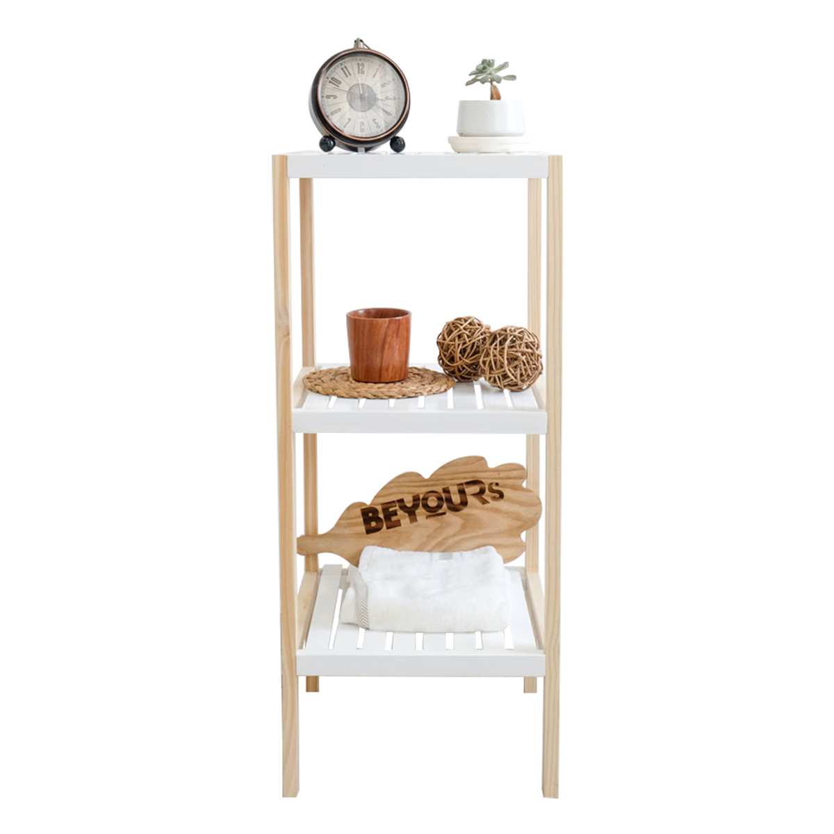 Kệ Đa Năng Beyours Shelf 3F Natural White