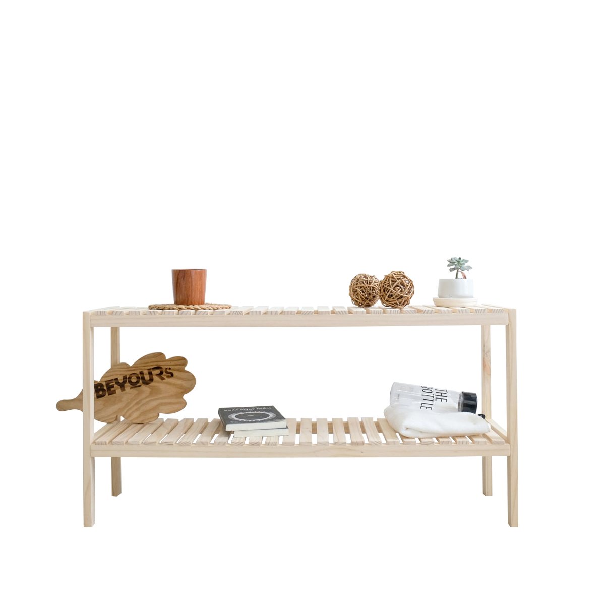 Kệ Giày Dép Beyours Bench 2Fl Natural