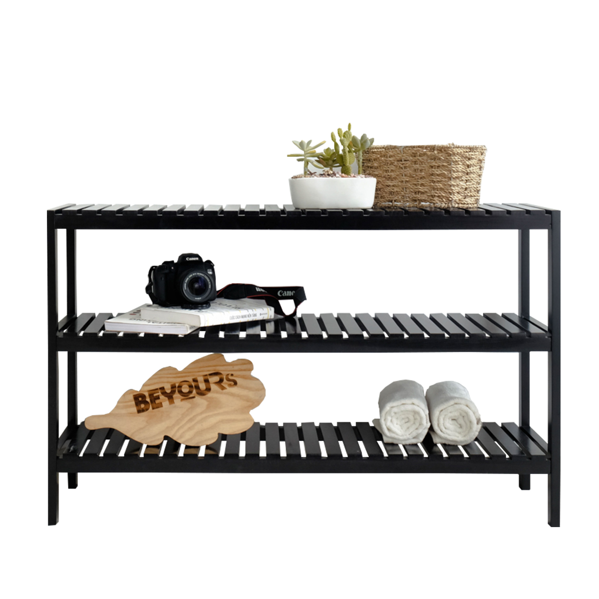 Kệ Giày Dép Beyours Bench 3Fl Black