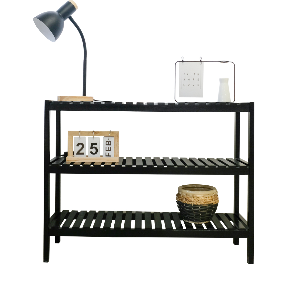 Kệ Giày Dép Beyours Bench 3Fm Black