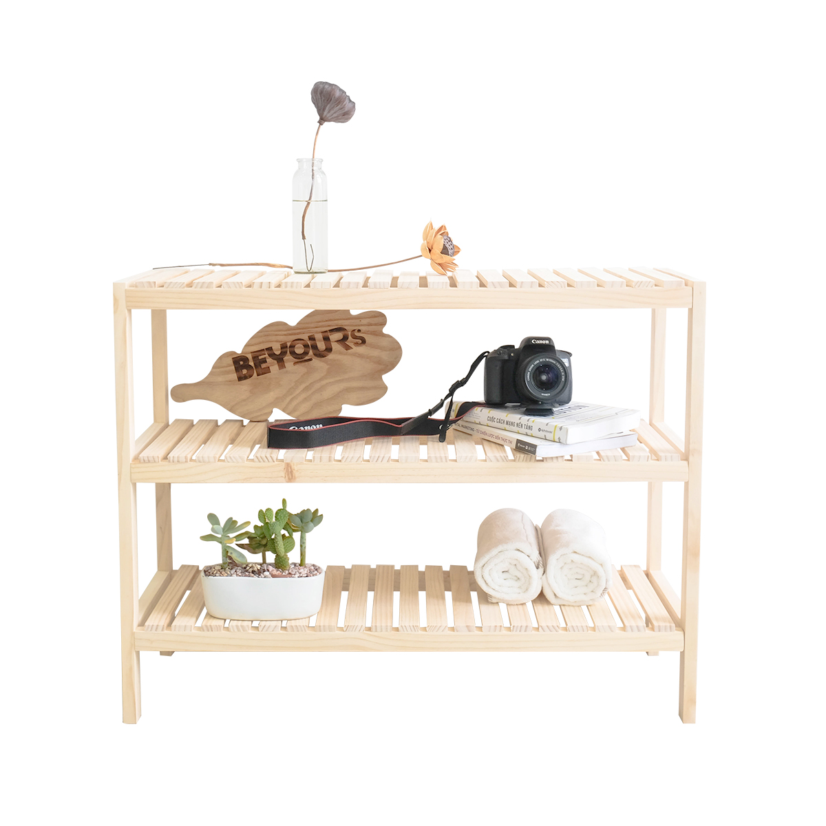 Kệ Giày Dép Beyours Bench 3Fm Natural