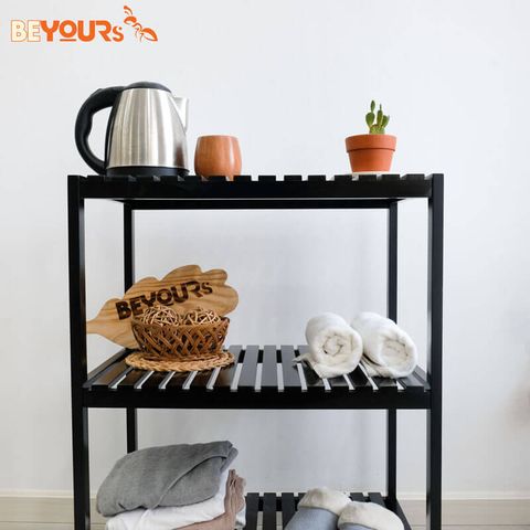 KỆ LÒ VI SÓNG BEYOURs OVEN RACK 3F BLACK 6