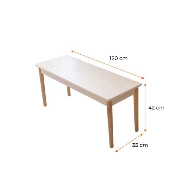 Ghế băng BEYOURs Nari Bench Stool - 1M2 - Natural